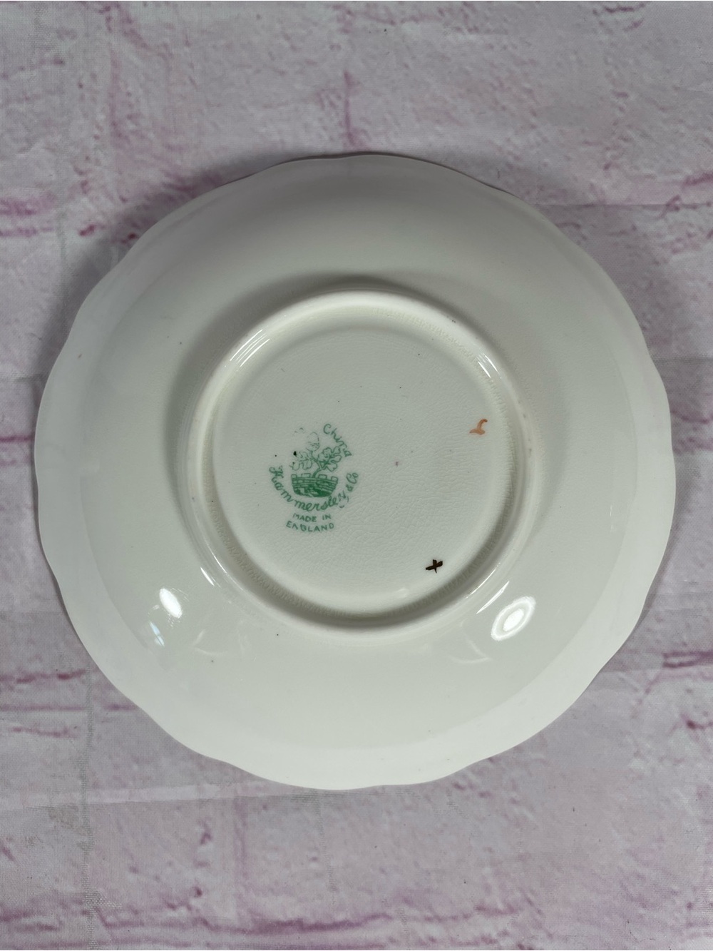 Vintage Hammersley Floral 4149 Bone China Footed Teacup and Saucer Set England - Picture 7 of 10